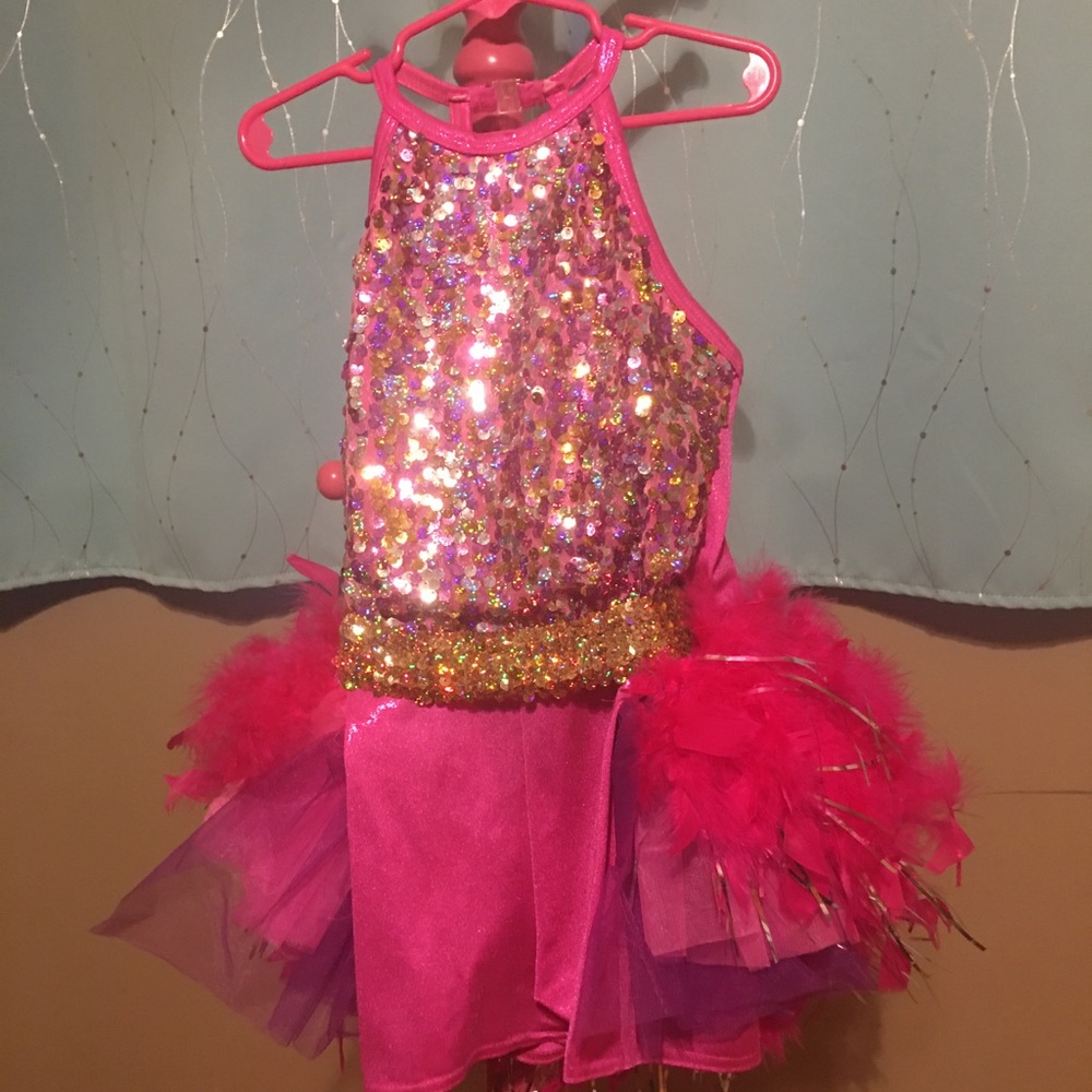 Pink adorable jazz dance ware for girls(8-11)